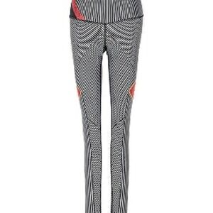 Niyama Sol Women's XL No Music No Life Black and White Striped Leggings